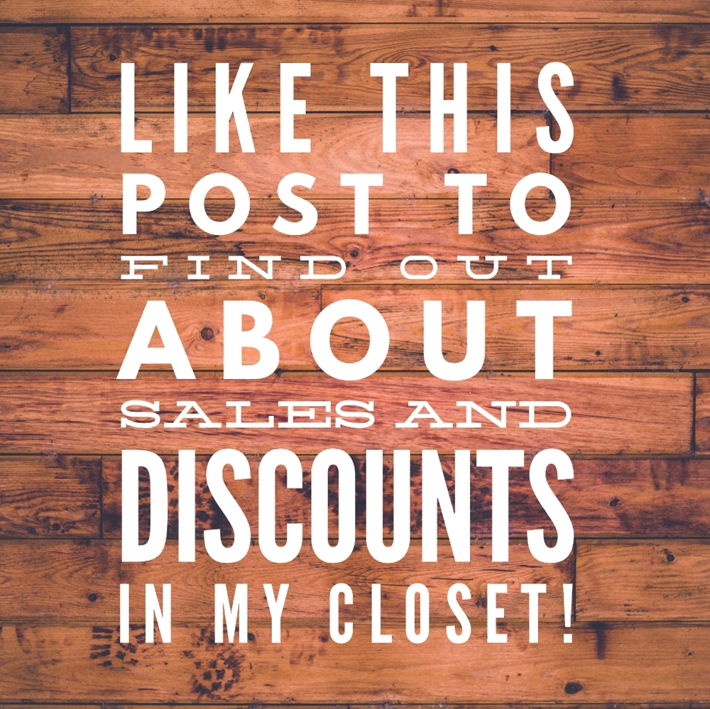 Like this post to find out about upcoming sales